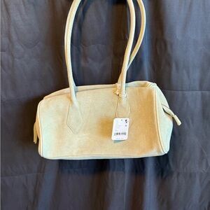 Free People Elegant Sage Green Handbag